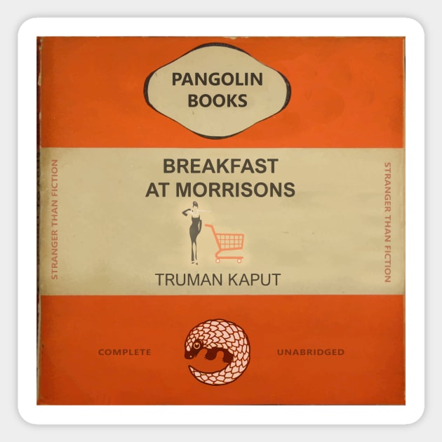Breakfast at Morrisons - coaster Sticker by BenCowanArt